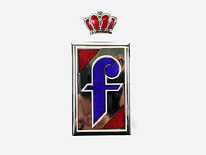 Pininfarina emblem with separete crown 750 / 101 Spider