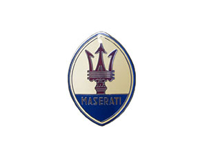 Maserati enamel badge 65 mm