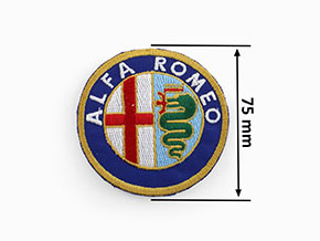 Patch Alfa Romeo 75mm