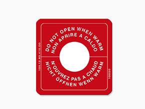 Sticker for radiator cap 105 / 115 / 116