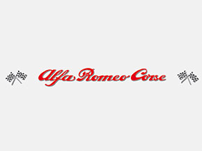 Adesivo per parabrezza Alfa Romeo Corse 