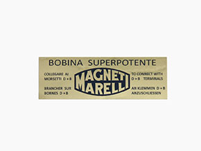 Aufkleber Gold Magneti Marelli 