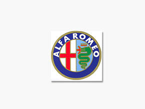 Aufkleber Alfa Romeo rund (10cm)