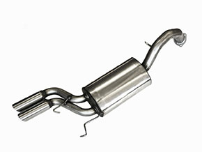 Performance rear pipe GTV6 (with 2 pipes) INOX