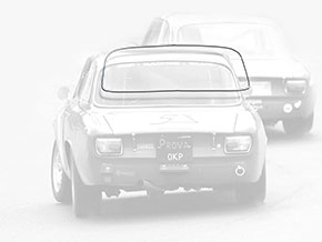 Chromrahmen Heckscheibe Bertone GT / GTV