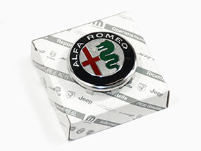 Felgenemblem farbig Alfa Romeo 50MM