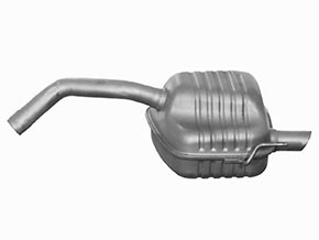 Schalldämpfer hinten 147 TS 16V