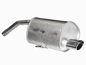 Rear exhaust muffler 156 2,5 V6