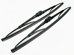 Set wiper blades black Spider 86 - 93 / 9mm
