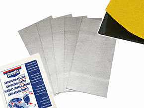 Noise-adsorbent mat Aluminium 50 x 25cm (5 pcs.)