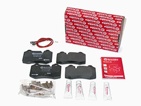 Ferrari 360/430 Brembo Hand Brake Pad Set - 70000937 - AW Italian Auto Parts