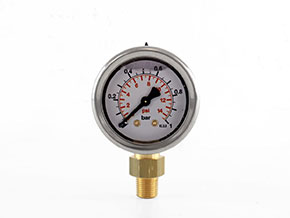 Fuel gauge 0 - 1 BAR for Malpassi King Filter